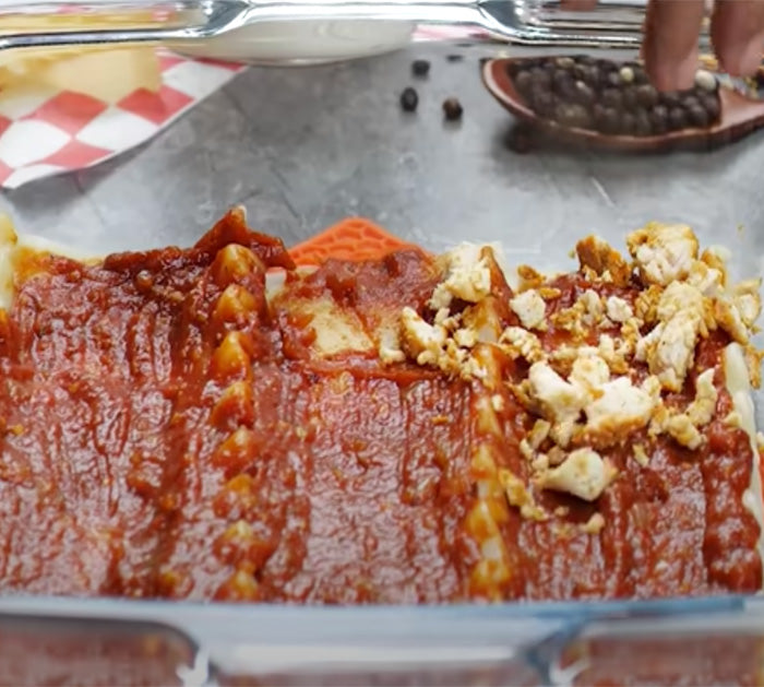 No Oven Smoky Chicken Lasagna