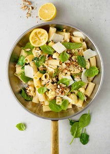 Lemony Broiled Cauliflower Pasta