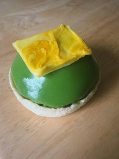 Matcha Mousse & Mango Tartlets