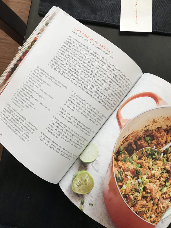 Spicy Pork Tinga and Rice