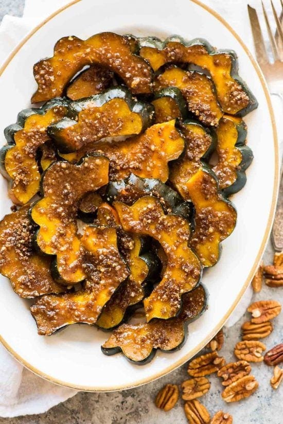 Baked Acorn Squash Slices