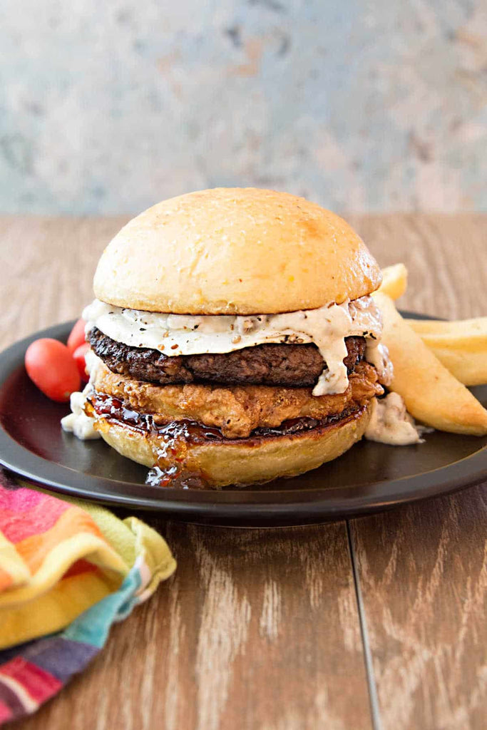 Epic Breakfast Burger for #BurgerMonth