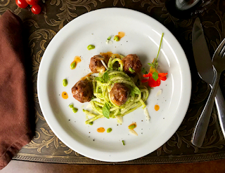Wild Idea Buffalo Recipe of the Week - PIZZA MEATBALLS WITH PESTO PASTA