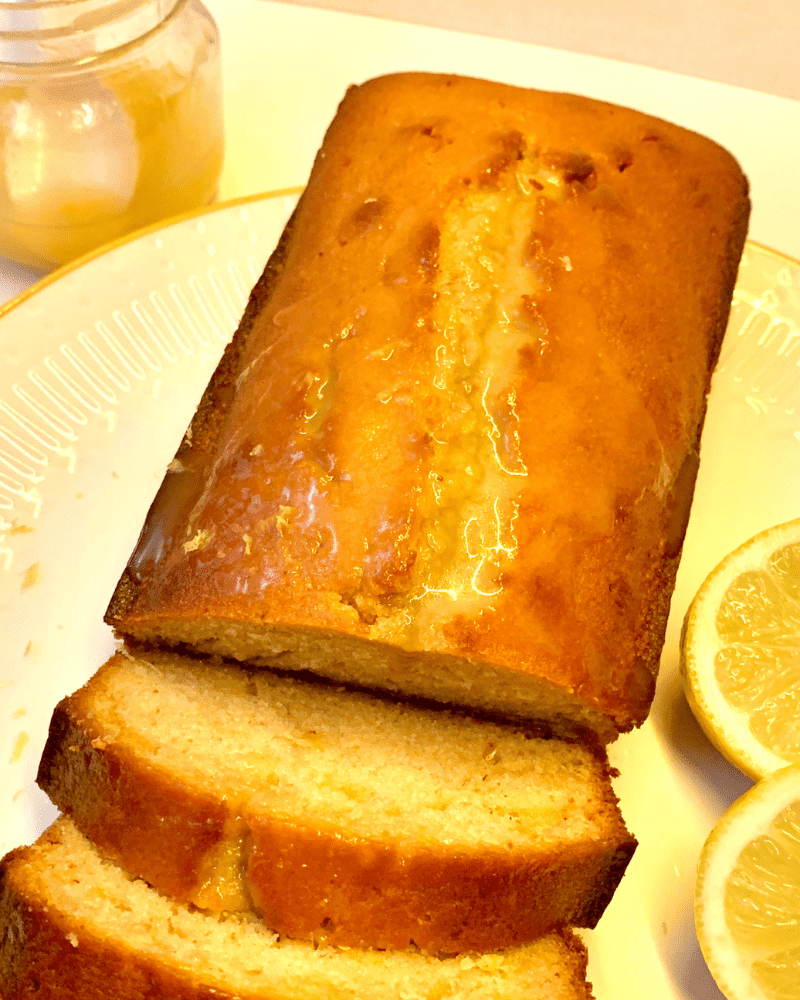 Lemon Curd Loaf {With Sweet Lemony Glaze}