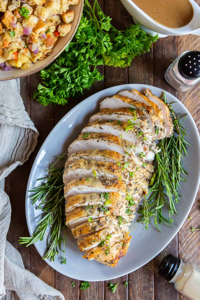 Roasted Turkey Breast with Gravy