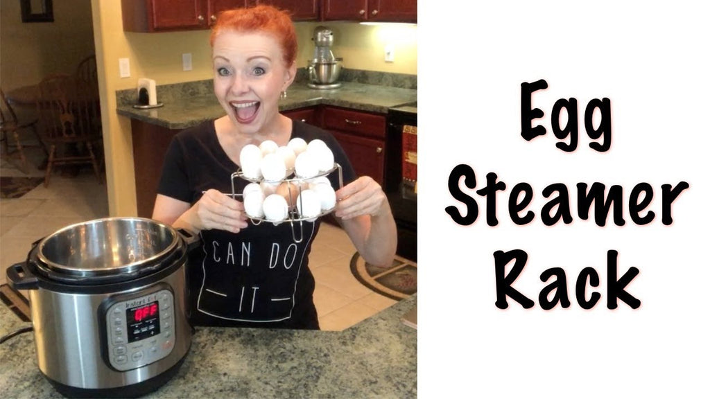 Stackable Egg Steamer Rack for the Instant Pot with easy egg peel trick by The Ginger Optimist (2 years ago)