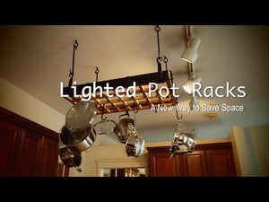 Lighted pot racks are the newest innovation