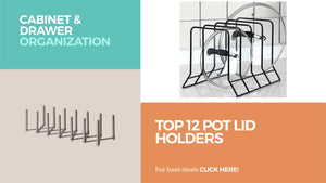 Top 12 Pot Lid Holders // Cabinet & Drawer Organization Best Sellers Choose Your Favorite, Click Here!