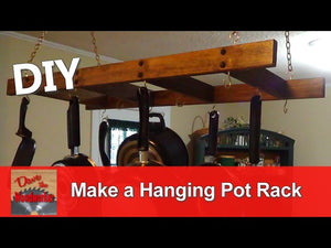 How to make a Hanging Pot and Pan Rack by Dave the Woodworker (5 years ago)