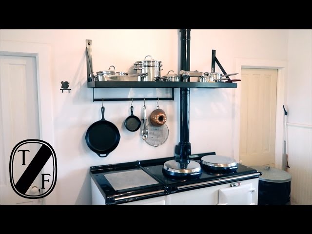 In this video I weld a pot rack using cold rolled steel for our Aga stove
