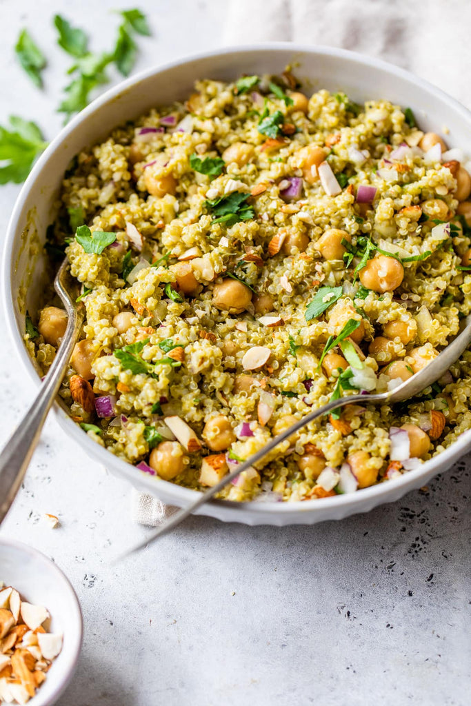 Quinoa Chickpea Salad
