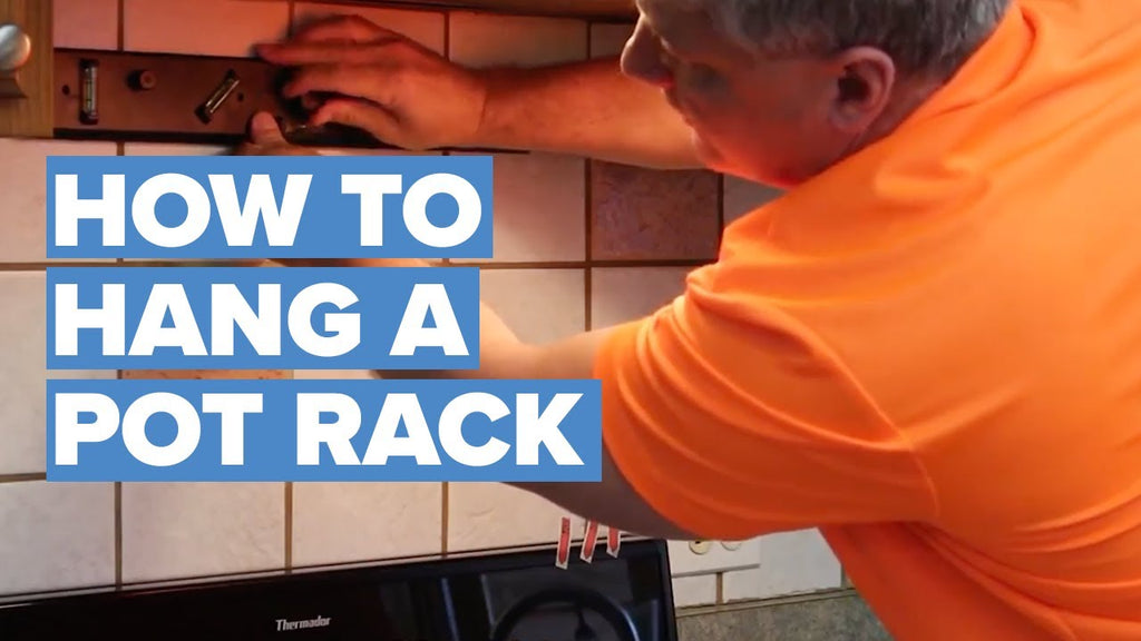 How to Hang Pot Rack or Oven Mitts by NeverMeasure (3 years ago)