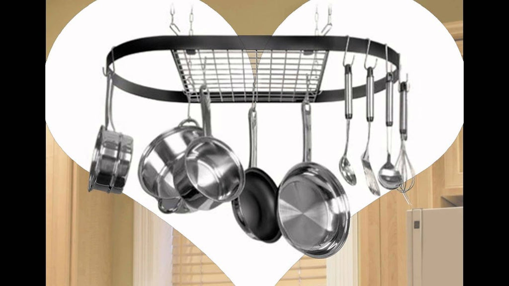 Kinetic Classicor Series Wrought-Iron Oval Pot Rack 12021 For sale ...