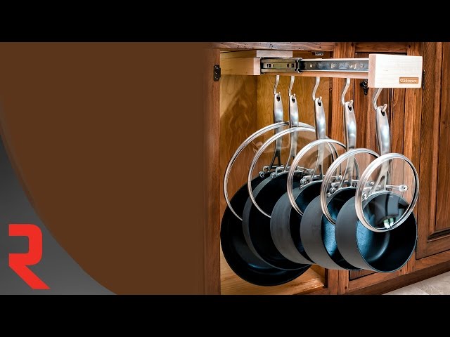 Pull-out storage system for pots and cookware