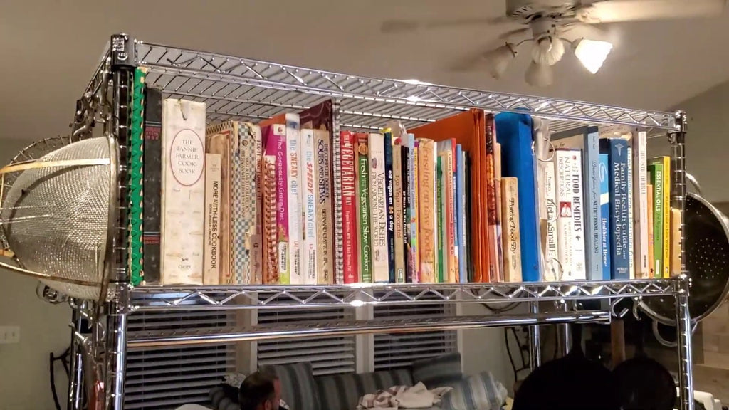 Kitchen Island Freestanding Pot Rack Hack by Little Ladybug Patch (10 months ago)