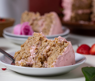 Making the cake batter is a typical baking technique of combining the dry ingredients in one bowl, the wets in another, then mixing the two until just combined