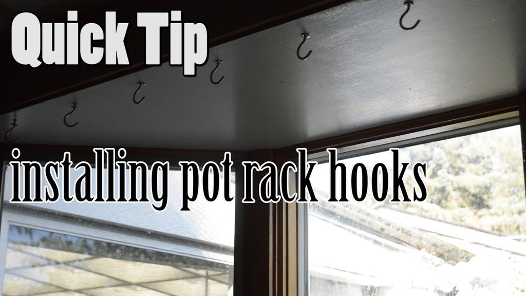 Just a simple way to screw in J hooks, which can be a pain in the butt