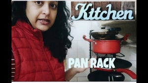 kitchenOrganization#PanPotOrganizer Buy this by clicking at the link below: Amazon Prime India Everex Pan and Pot Organizer Rack: ...