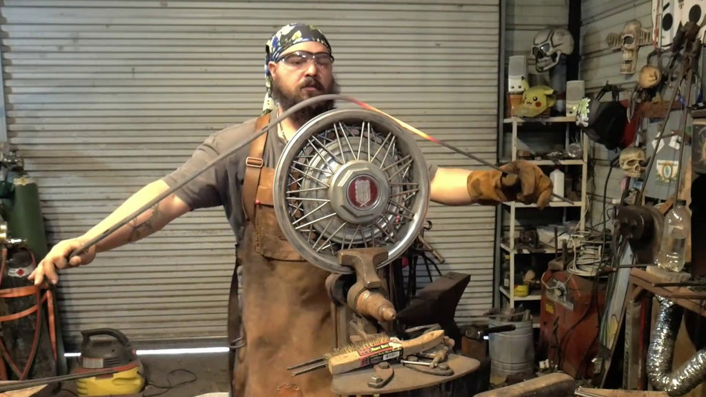 First Attempt Hanging Pot Rack by Island Metal Forge (1 year ago)