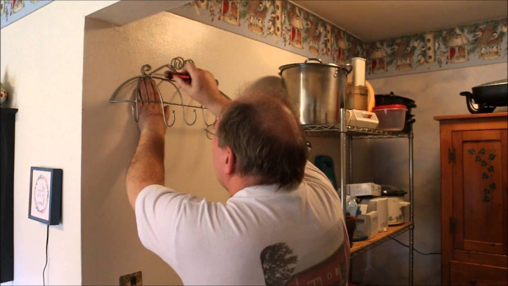 Kitchen Improvements ~ Hanging A Pot Rack In The Pantry ~ By Old Sneelock's Workshop by Old Sneelock's Workshop (5 years ago)