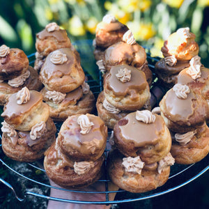 Despite their amazing taste, the religieuses au café have recently been looked over by bakery lovers because they are not as easy to eat on the go as choux or éclairs are