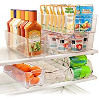 Greenco 6 Piece Refrigerator and Freezer Storage Organizer Bins only $28.02