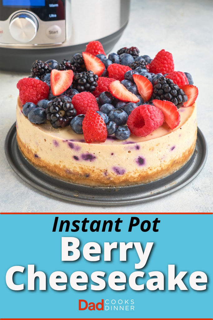 Instant Pot Berry Cheesecake