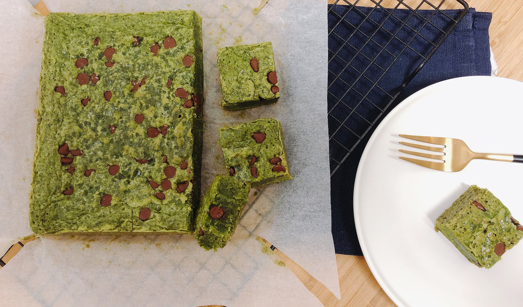 Matcha & Sea Salt Brownies