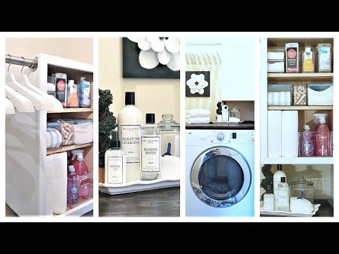 NEW! How To Organize A Small Laundry Room & Ideas
