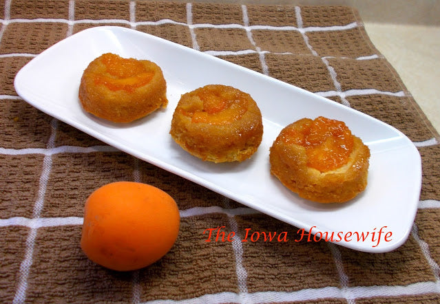 Gluten Free Apricot Upside down Cupcakes