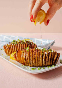 Air Fryer Hasselback Potatoes