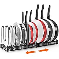 ORDORA Set of 2 Large Pot and Pan Organizer Rack for Cabinet only $19.83