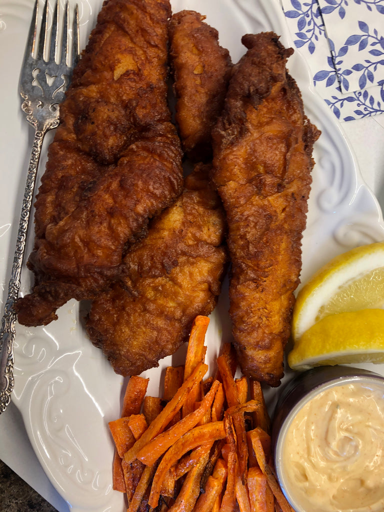 Light and Crispy Beer Battered Haddock