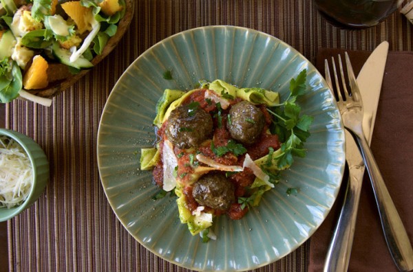 Wild Idea Buffalo Recipe of the Week – PAPPARDELLE AND PESTO MEATBALLS