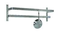 Tarrison WPR60 Stainless Steel Wall Mount Pot Rack with 10 Hooks, 60" Length x 12" Height x 10-1/2" Depth