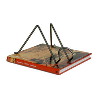 Freestanding Book Holder Hammered Steel - Enclume Design Products