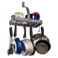 Wall Mounted Kitchen Storage Shelf Pot Rack with Drywall Anchors